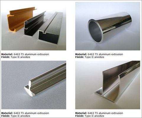 Profil d'extrusion de l'alliage 6063 d'aluminium pour les portes AL6061